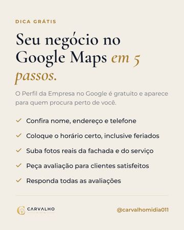 Post: dica do Google Maps